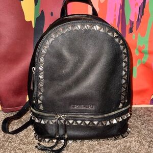 Michael Kors Black Backpack